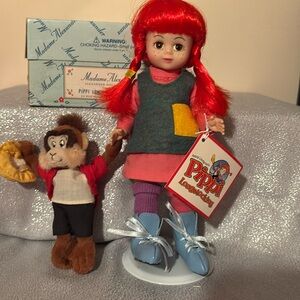 Madame Alexander Pippi Longstocking - 25975 8” doll with monkey